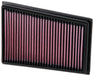 33-2944 K&N Replacement Air Filter, 2007 - 2015 Nissan/ Renault Models