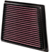 33-2955 K&N Replacement Air Filter, 2008 - 2020 Ford Fiesta/ B-Max/ Transit/ Eco-Sport/ Ka/ Figo