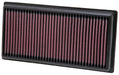 33-2981 K&N Replacement Air Filter, 2010 - 2022 Fiat/ Lancia/ Alfa Romeo