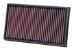 33-3005 K&N Replacement Air Filter, Audi/Cupra/Skoda/VW, 1.8T/2.0T/1.6TD/2.0TD '12-22