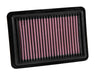33-5027 K&N Replacement Air Filter, 2014 - 2022 Honda Jazz/ Vezel/ HR-V/ Fit Shuttle