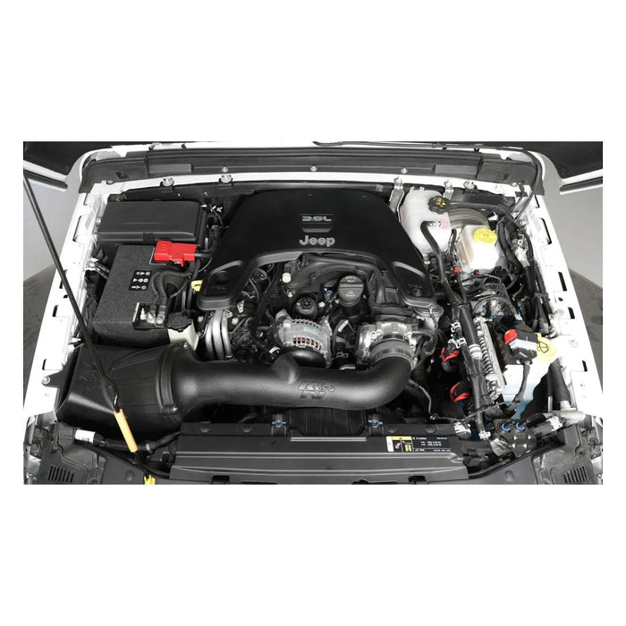 63-1576 K&N Performance Air Intake System, 2018 - 2025 Jeep Wrangler/Gladiator 3.6l V6