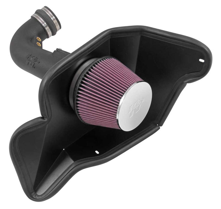 63-2590 K&N Performance Air Intake System, 2015 - 2017 Ford Mustang GT 5.0L V8