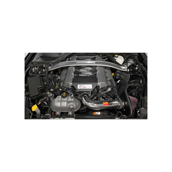 69-3535TP K&N Performance Air Intake System, 2015 - 2018 Ford Mustang GT 5.0L V8