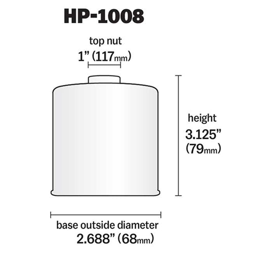 HP-1008 K&N Oil Filter