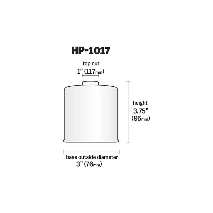 HP-1017 K&N Oil Filter