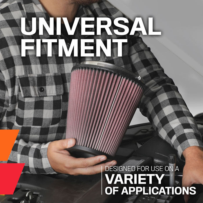 RU-3480 K&N Universal Clamp-On Air Filter