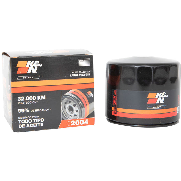 SO-2004 K&N Oil Filter; Spin-On 1961 - 2008 Jeep/ Chrysler/ Dodge/ Mitsubishi/ VW/ Volvo/ Ford