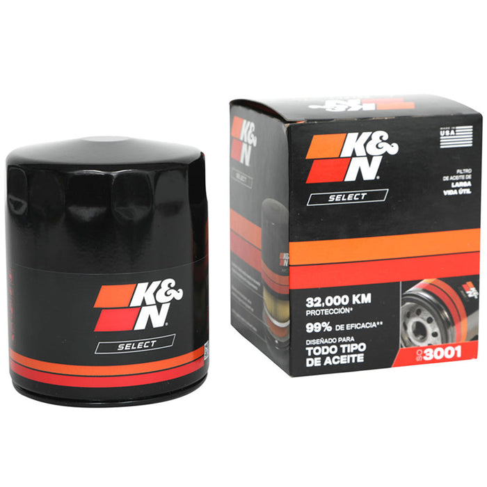 SO-3001 K&N Oil Filter; Spin-On, 1957 - 2006 Audi/ VW/ Ford/ Mazda/ Dodge/ Jeep/ Porsche/ Toyota