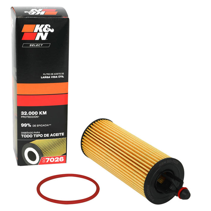 SO-7026 K&N Oil Filter, 2014 - 2025 Jeep/ Dodge/ RAM/ Chrysler 3.6L V6/ 3.2L V6