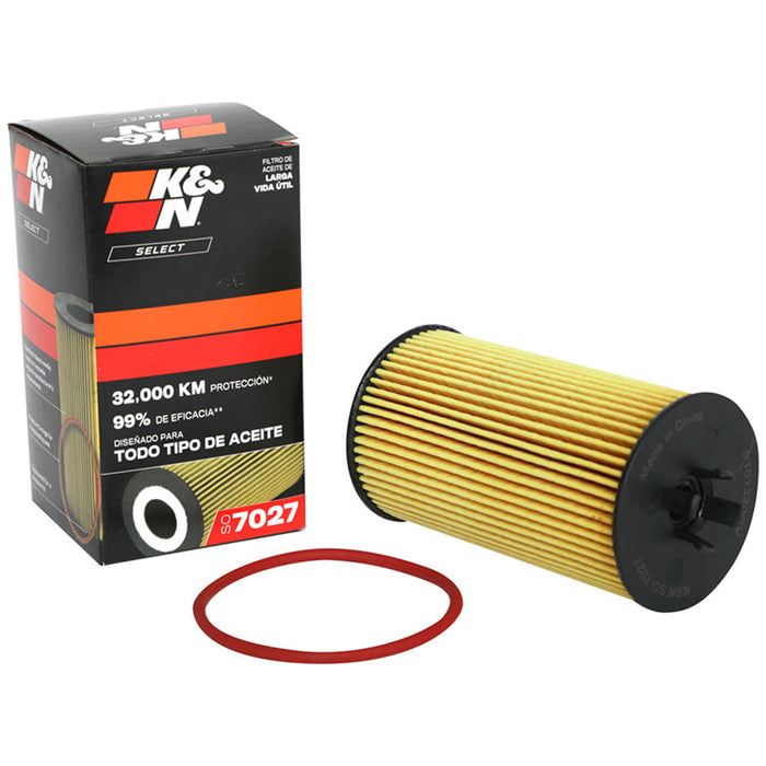 SO-7027 K&N Oil Filter, 2008 - 2022 Buick/ Chevrolet/ GMC/ Pontiac/ Suzuki