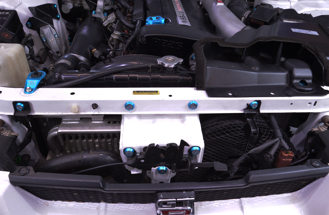 Platinum Racing Products - Engine Bay Dress Up Washer Kit - Nissan Skyline R32/R33/R34