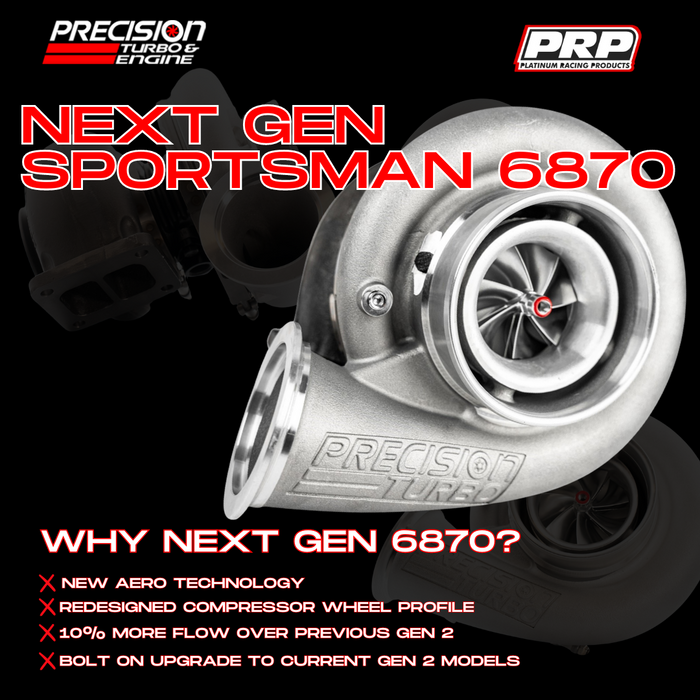 Precision Turbo & Engine - Street and Race Turbocharger - Sportsman Next Gen 6870