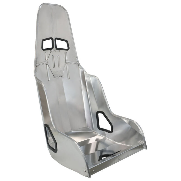 Proflow Aluminium Race Bucket Seat, 17 in. (430mm) Hip Width, Highback, Silver Finish