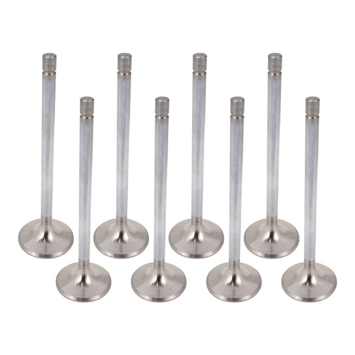 Proflow Maxflow Valves, Holden SuperMax Heads, Exhaust, Stainless Steel, 1.600 in. Diameter, 5/16'' Stem, 5.400 in. Length, Set of 8