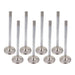 Proflow Maxflow Valves, Holden SuperMax Heads, Exhaust, Stainless Steel, 1.600 in. Diameter, 5/16'' Stem, 5.400 in. Length, Set of 8
