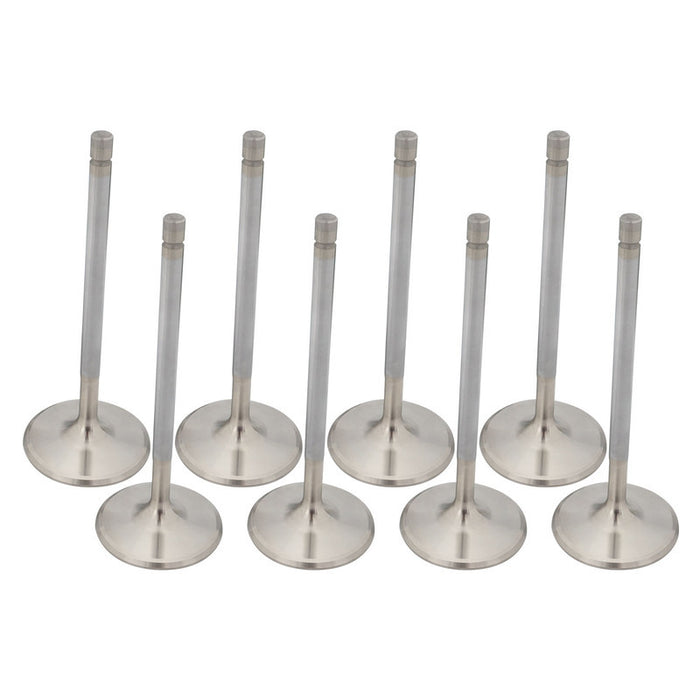 Proflow Maxflow Valves, Holden SuperMax Heads, Intake, Stainless Steel, 2.080 in. Diameter, 5/16'' Stem, 5.400 in. Length, Set of 8