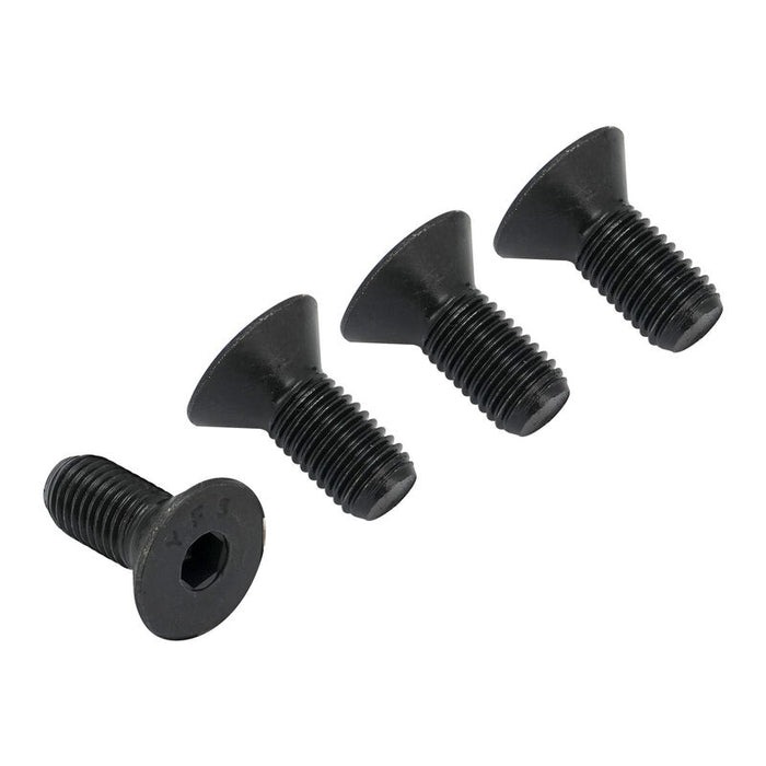 Proflow Water Pump Pulley Bolts, To Suit Allloy Pulley Countersunk Black, 5/16 in.-24 x 3/4 in., Set Of 4