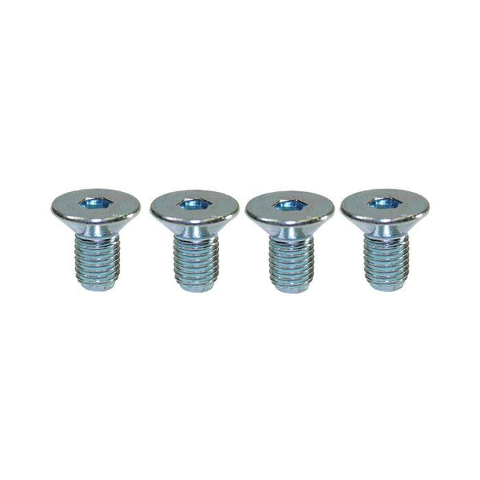 Proflow Water Pump Pulley Bolts, To Suit Allloy Pulley Countersunk Silver, 5/16 in.-24 x 5/8 in., Set Of 4