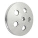 Proflow Power Steering Pulley, V-belt Style, Single Groove, Type 2 Pump .665in Press Fit, 5.80 in. O.D, Chev, Aluminum Chrome,