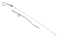 Proflow Engine Oil Dipstick with Tube, Fits Into Timing Cover, Steel, Chrome, SBF, Windsor V8, 289, 302, Each