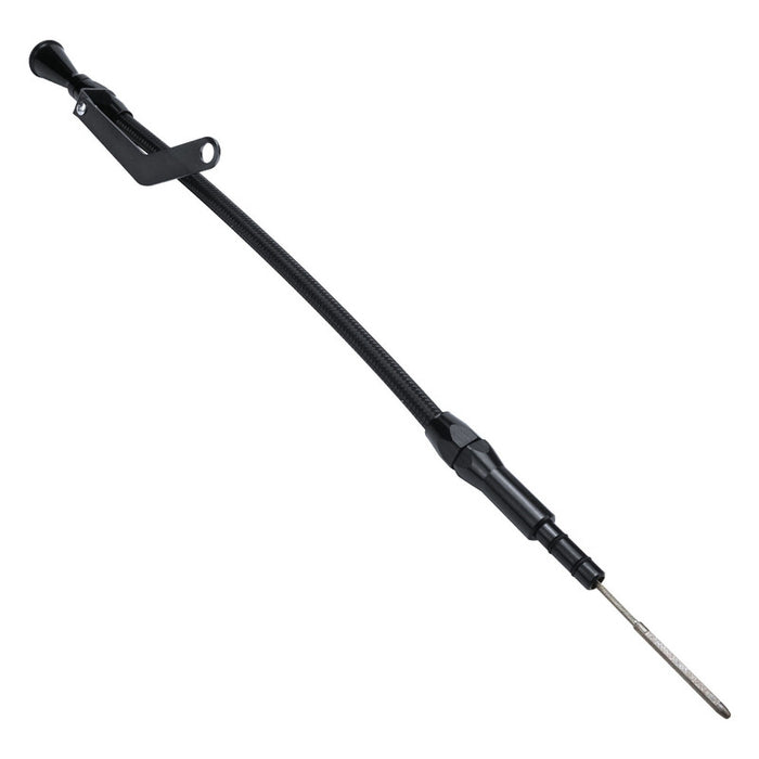 Proflow Billet Engine Dipstick, Braided, For Holden V8 Commodore VN Engine, Black Anodised