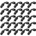 Proflow Bulk Pack 90 Degree Hose End -10AN Hose to Female, Black 25pc