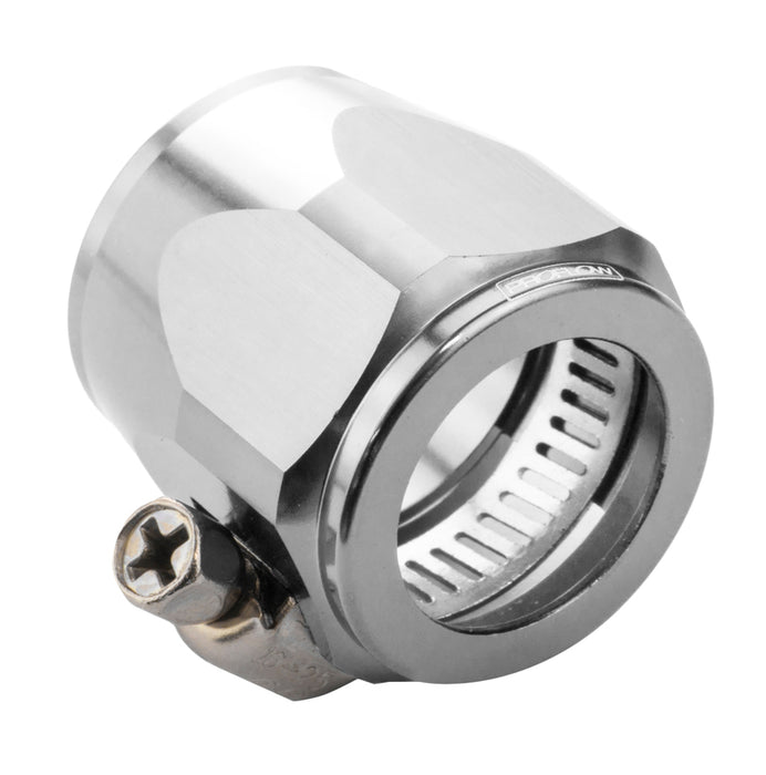 Proflow Aluminium Hex Hose Finisher Clamp 58mm ID, Silver