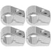 Proflow Aluminium 3/16in. Single Hose Line Clamp, 4 Pack