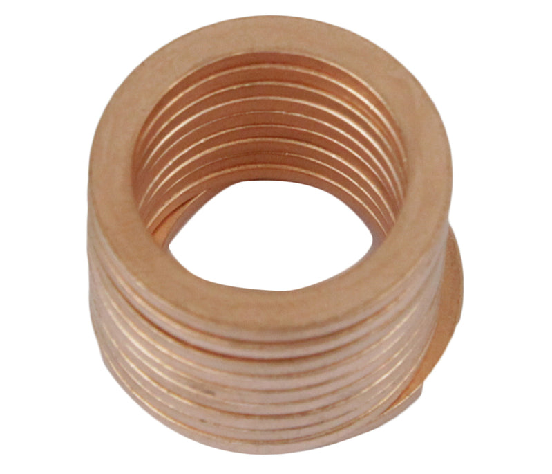 Proflow Copper Washer 8mm, 10 Pack
