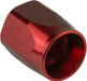 Proflow Replacement Hose End Socket Nut -12AN, Aluminium, Red