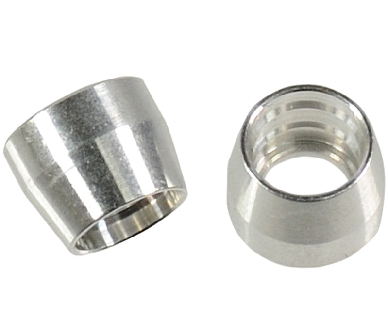 Proflow Aluminium Olive Insert Aluminium For -12AN PTFE Line (Qty 5)
