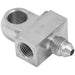 Proflow Stainless Steel Brake Adaptor Tee Block 3/8in. x 24 x 2 & -03AN Male x 1
