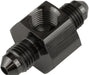 Proflow Black Chrome Brake Flare Union adaptor-03AN, 1/8” NPT Port