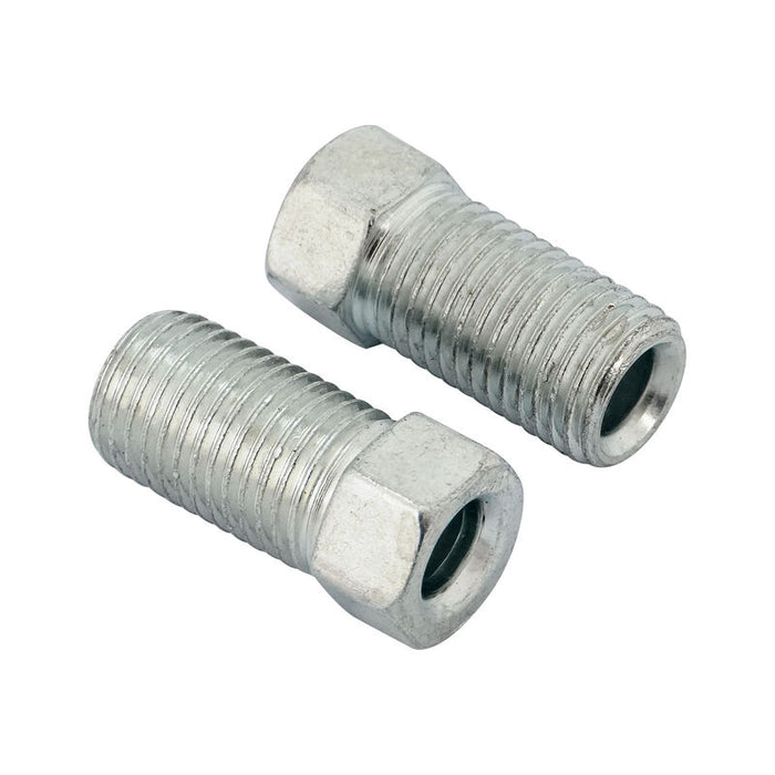 Proflow Brake Hard Line Tube Nut, 3/8"in-24-Long Steel, For 3/16in. Pipe, Qty 2