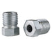 Proflow Brake Hard Line Tube Nut 7/16 x 20, Steel, for 3/16 pipe, Qty 2