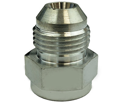 Proflow Female 5/8in. x 18 Inverted Flare To Male -08AN Steel Adaptor