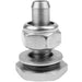 Proflow Vacuum Hose End Kit, Silicone Hose Mount, 5mm Barb, Stainless Steel, 1.3'' Length