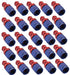 Proflow Bulk Pack Straight Push On Hose End -08AN, 25pc