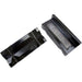 Proflow Vise Jaw Protectors, Aluminium, Black Anodised, Inserts, Internal Magnets, Pair