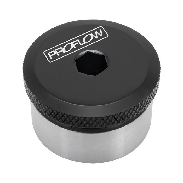 Proflow Oil Filler Cap, Weld-On, Steel Bung with Aluminium Cap, For Differentials, Oil Tanks, 1.50'', Each