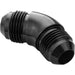 Proflow 45 Degree Union Flare Adaptor Fitting -06AN, Black