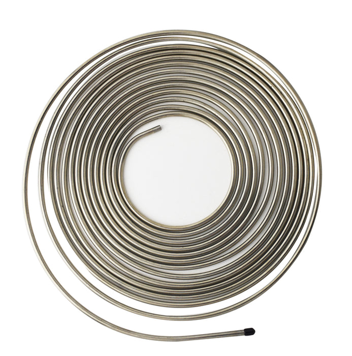 Proflow Steel 3/8in. Fuel/Vacuum Line Tube, 20Ft Coil