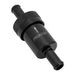Proflow Fuel Filter Aluminium 5/16in. Hose barb 100 Micron Stainless Steel, Black