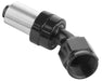 Proflow Crimp Hose End 45 Degree -08AN, Black