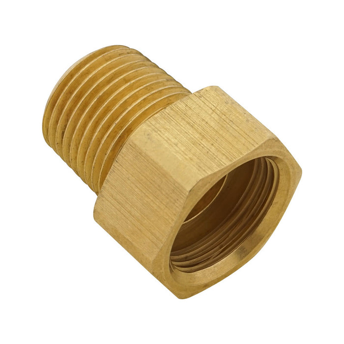 Proflow Transmission Fitting Adaptor, 1/2 in. NPT To 7/8''-18 Inverted Flare Union, For Ford Auto Pan Fill C4/C10 Dipstick, Each