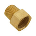 Proflow Transmission Fitting Adaptor, 1/2 in. NPT To 7/8''-18 Inverted Flare Union, For Ford Auto Pan Fill C4/C10 Dipstick, Each