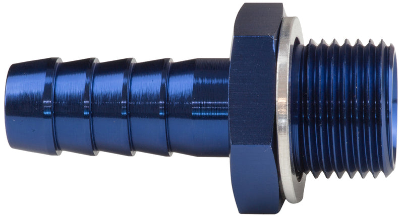 Proflow Fitting Adaptor Male M10 x 1.00mm To 3/8in. Barb, Blue