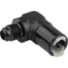 Proflow 5/16in. Female Fitting Quick Connect 90 Degree To -06AN Male, Black