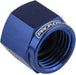 Proflow Fitting Aluminium AN Flare Cap -03AN, Blue